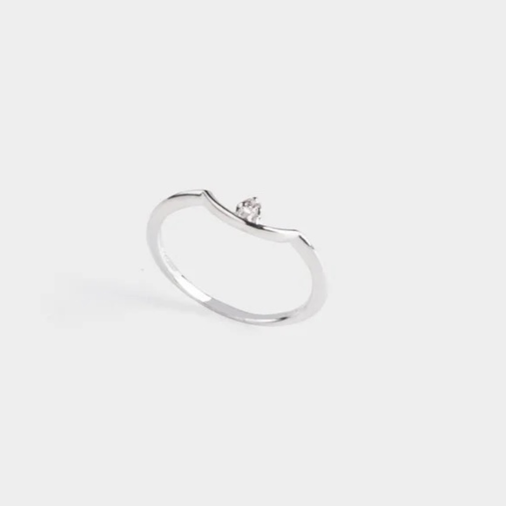 Siizu Willa Ring Silver Nwot